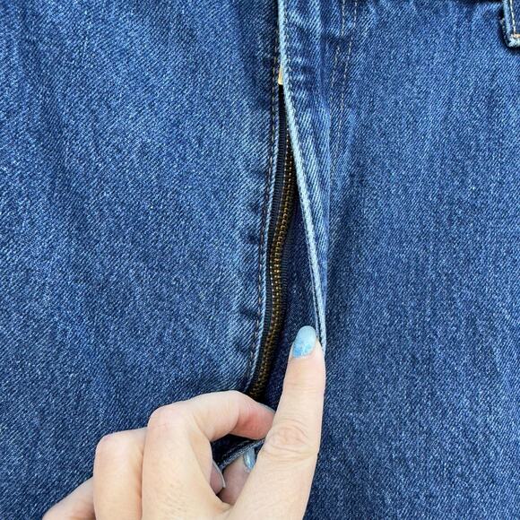 Levi's 550 Men's Jeans Size 44x29 Blue Straight Leg Classic Normcore Work Wear - Picture 4 of 14